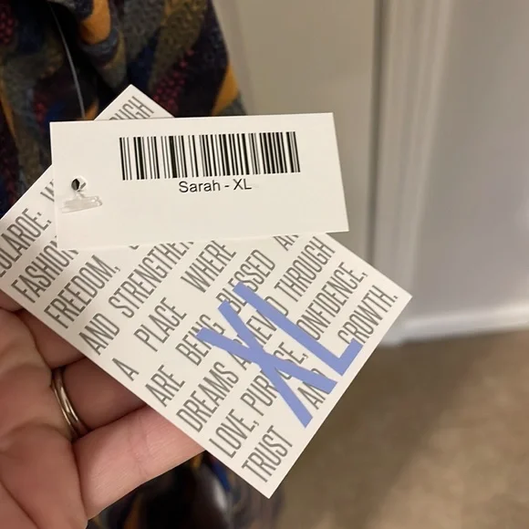 NWT XL Lularoe Sarah Duster Cardigan - Picture 12 of 13